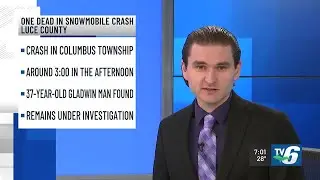1 dead in snowmobile crash in Luce County