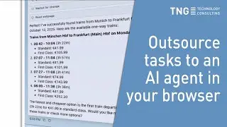 TWAIN | Outsource tasks to an AI agent in your browser | TNG Technology Consulting