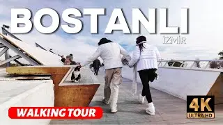 Bostanlı, Izmir 🇹🇷 | From Lively Streets to a Peaceful Seaside Walk | 4K Walking Tour