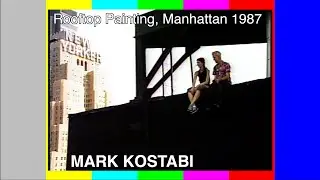ART/new york Archives - MARK KOSTABI Rooftop painting 1987