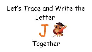 Letter J Tracing ✏️ Learn Uppercase & Lowercase J | Handwriting Practice for Kids
