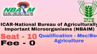 ICAR- NBAIM Jobs, Mau Uttar Pradesh