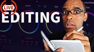 Editing Session | Editing A YouTube Video | Davinci Resolve (LIVE)