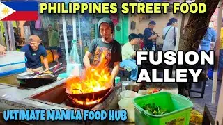 Must-Try Street Food in FUSION ALLEY - Philippines Street Food Tour in Sampaloc, Manila
