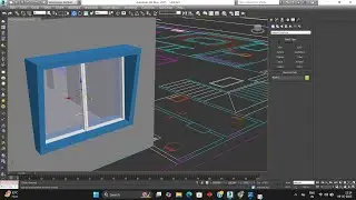 3ds max how to Make windows & Glass Design tutorial..
