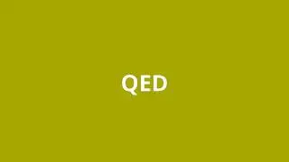 what is the meaning of QED