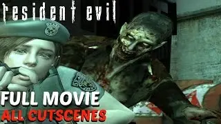 Resident Evil HD Remaster - Jill Valentine - All Cutscenes / Full Movie