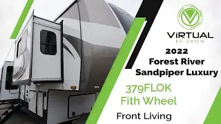 2022 Sandpiper Luxury 379FLOK Fifth Wheel Walk-Through