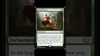 @commanderathome and @MTGGoldfish disrespect Sylvan Library! #magicthegathering