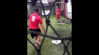 driving the baseball