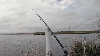 Fishing This Marsh With A Strong Southwestern Wind In Winter Is Good