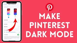 How to Make Pinterest Dark Mode (2024) | Pinterest Tutorial
