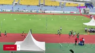 ST. AUGUSTINE’S COLLEGE win boy’s 4x200m. Heat 3. Central Region Super Zonals. CapeCoast2024.