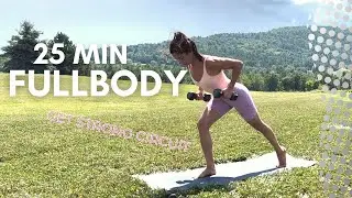 25-MIN FULL BODY CIRCUIT | with interval timer and modifications, get strong | Andrea Michelle