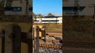 Yellow Plant CATCH! VolkerRail Matisa Tamper 75504 Stabled at Newark Northgate (ECML)