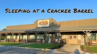 Sleeping at a Cracker Barrel for FREE | First time at a Cracker Barrel Vanlife
