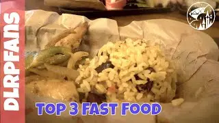 Top 3 fast food 2017 at Disneyland Park in Disneyland Paris