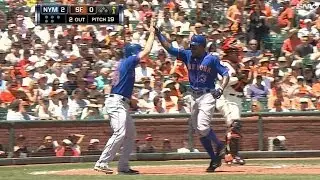 NYM@SF: Granderson hits two home runs off Lincecum