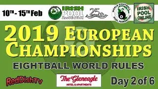 2019 European Championships  - LIVE 11th Feb, Gleneagle Hotel, Co. Kerry