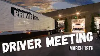 Driver Meeting Live-March 19th