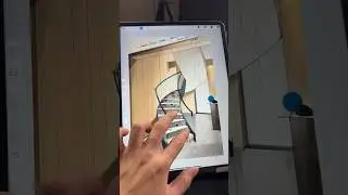 iPad Indoor Hand-drawn Quick Rendering of Staircase Live Effect Diagram! #procreate #designer