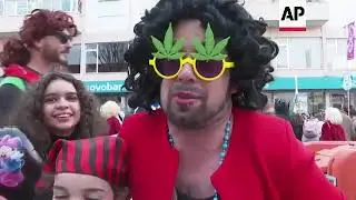 Portugal revellers celebrate Carnival return