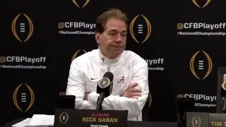 Watch Coach Saban&rsquo;s Postgame Press Conference following the 2019 CFP Championship Game