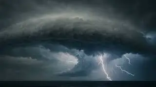 Colossal Whirlpool Cloud & Lightning | Relaxing Storm for Sleep
