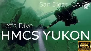 Давайте поныряем с аквалангом. Дайв-бот HMCS Yukon - Marissa, Сан-Диего, Калифорния, 2025 - 4k