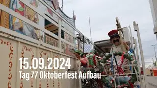 Oktoberfest 2024: Tag 77 Wiesnaufbau @ Theresienwiese 15.09.2024 (Sonntag)