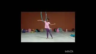 Did Hoola Hoop in baratha natiyam class time😊