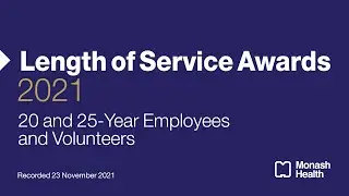 Length of Service Awards 2021 &ndash; 20 and 25-Year Employees and Volunteers