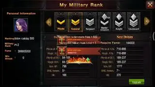 MU Rufian Basic Guide How to ups military rank