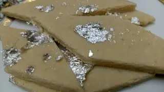 Easy Homemade Kaju Katli🍬 #asmr #cooking #food #reels #shorts #maggi #yummy 😋 😍 👌