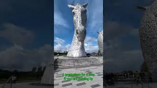 The Kelpies at Falkirk. A cool place to see #kelpies #falkirk #scotland