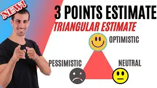 Time and cost estimate using Three point estimate 3P optimistic, pessimistic & most likely estimate