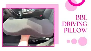 BBL Driving Pillow: Sip in Style While You Recover! 🍹✨