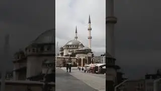 The newly built Taksim Mosque / Yeni yapılan Taksim Camii / Недавно построенная мечеть Таксим