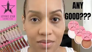 JEFFREE STAR MAGIC STAR Concealer and Setting Powder | C16 | Topaz or Banana??? | First Impression