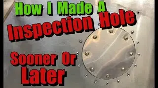 Zenith CH 750 CruZer Build...Wing Strut Inspection Hole