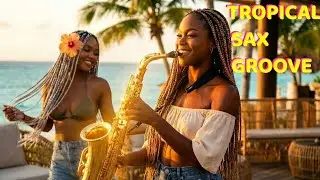 Afro-Latin Amapiano Jazz Sax BGM 104 BPM 🎷 Cozy Afro-R&B Groove | Study, Work, Night Drive