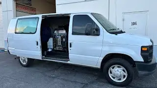 Carpet cleaning van for sale fully loaded with Truckmount and accessories