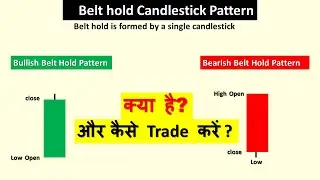 Belt Hold Candlestick Pattern | Belt Hold Bullish | Belt Hold Bearish | Technical Analysis In Hindi