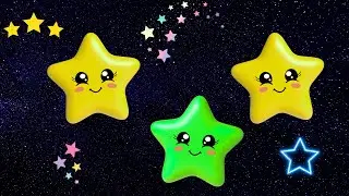 Twinkle Twinkle Little Star🌟Star Sing-Along & Soft Kids Music /Fun Nursery Rhymes for Happy Toddlers