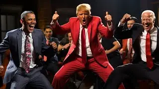 GOP Presidential Debate DANCE OFF Trump, Biden, Obama