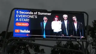 5 Seconds of Summer Everyone's A Star New Album YouTube Billboard Sunset Blvd LA CA Nov 14, 2025