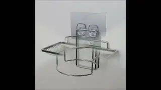 Wall Hanging Stainless Steel Rustproof Sponge Holder BS9492MBK/SSL