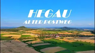 Alter Postweg - Einer der sch&ouml;nsten Aussichtspunkte im Hegau - 4K