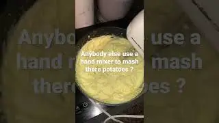 The hand mixer does it for me every time #explore #cookinghacks #mashedpotatoes