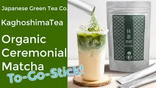 Kagoshima Matcha On-the-Go Stick 🍵 Organic Ceremonial Grade Japanese Powdered Tea by KagoshimaTea